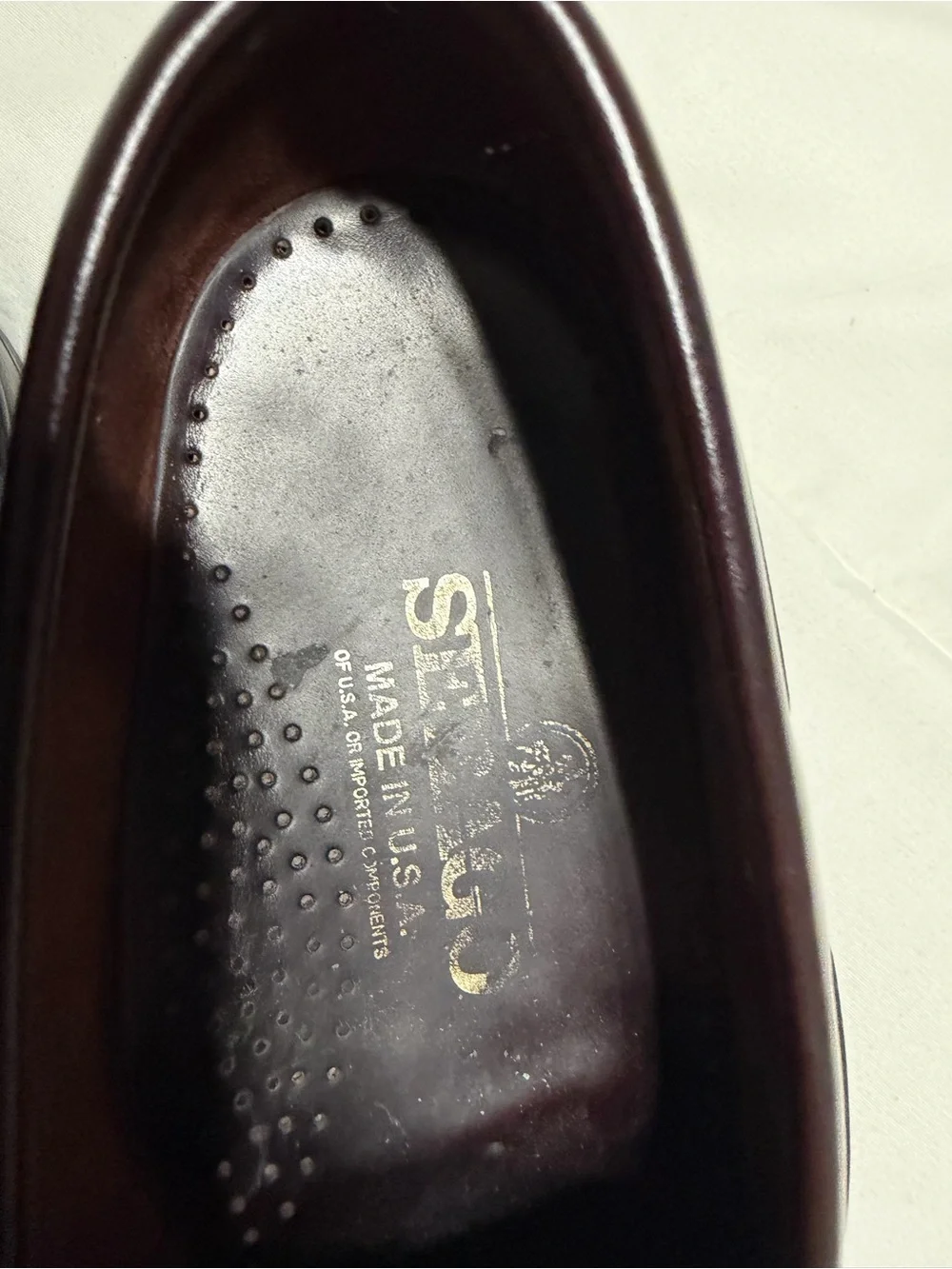 Sebago Men’s Tassel Kiltie Loafers in Dark Burandy